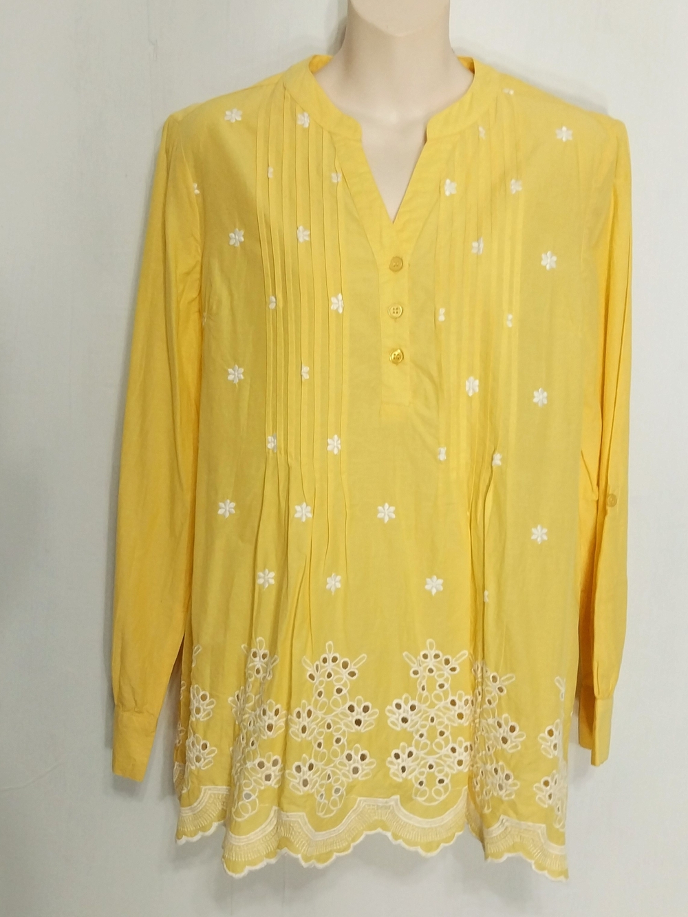 🔵BOGO FREE🔵 American Sweetheart Top Embroidered Long Sleeve Sz M